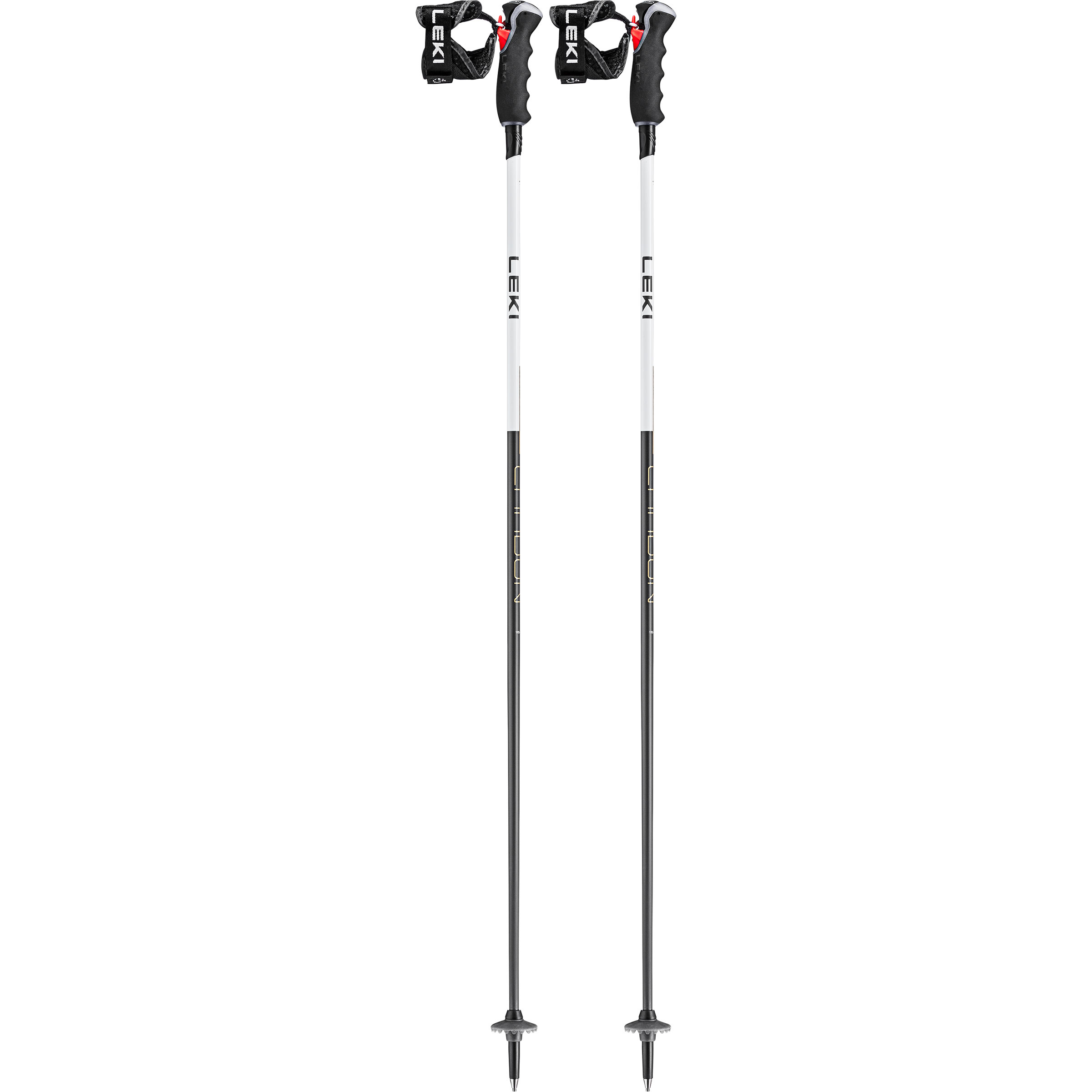 Leki Carbon 14 3D Skistöcke Skistöcke grau Größe 125CM Skifahren