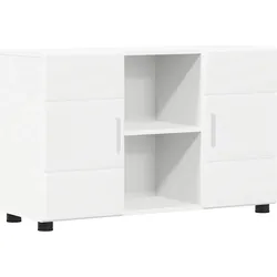 vidaXL Sideboard FLORIN Weiß 88,5 x 30,5 x 55,5 cm Holzwerkstoff