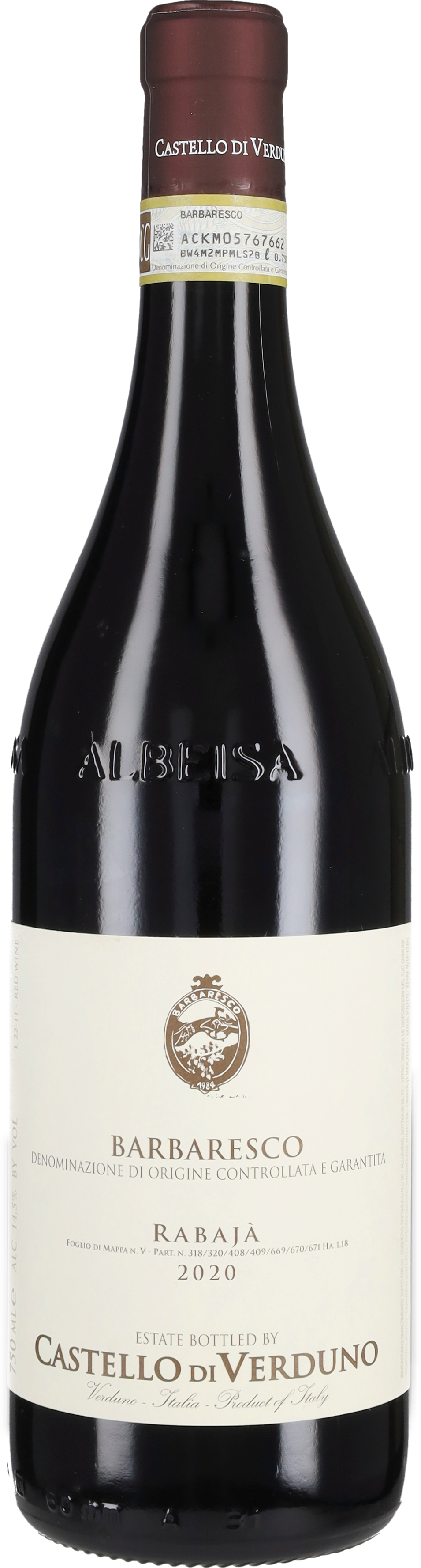 Barbaresco 'Rabajà' Castello di Verduno 2020
