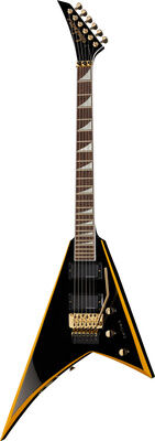 Jackson RRX24 Black with Yellow Bevels Schwarz mit gelben Bevels