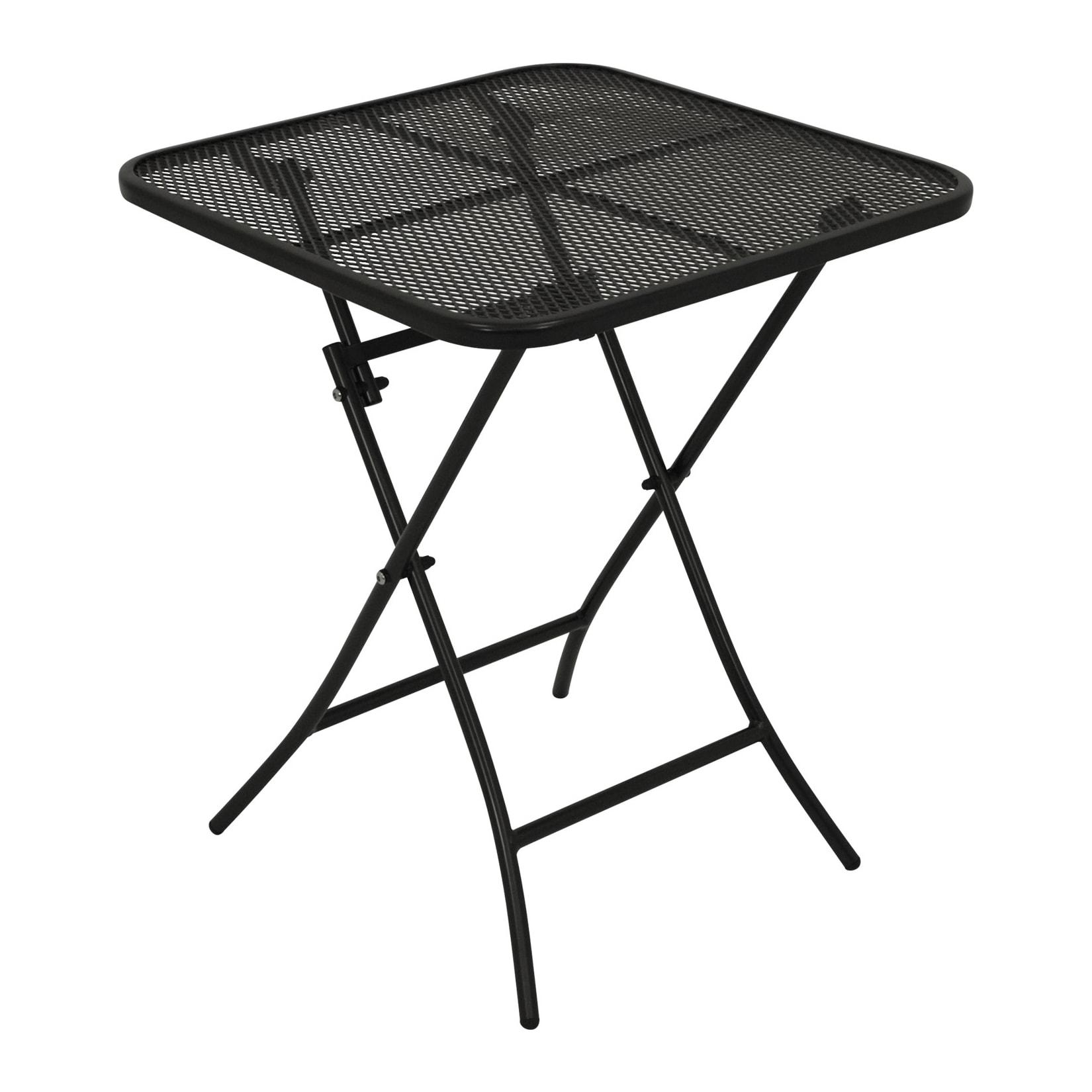 Klapptisch RIVO 60x60cm, Streckmetall eisengrau