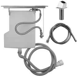 Gessi Securflex Schlauchdurchführung Rosette Eleganza, für Fliesenbank, Mindest-Breite>100 mm, 735, 01770713, Farbe: Messing Antik
