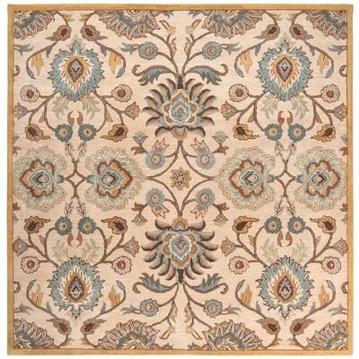 Livabliss Patchway Handmade Classic Floral Wool Area Rug