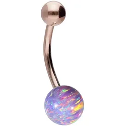 Titan Bananabell SYNTHETISCHER OPAL + TITAN-KUGEL