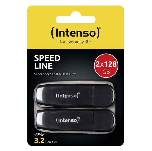 Intenso 128GB Speed Line double pack USB-Stick Retail 128GB Schwarz 3533495 USB-A