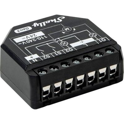 Shelly 2PM Gen3 Schalt-Messaktor Bluetooth, Wi-Fi