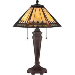 Elstead Lighting, Tischlampe, Arden Tischleuchte E27 2-fach Bronze Patina (E27)