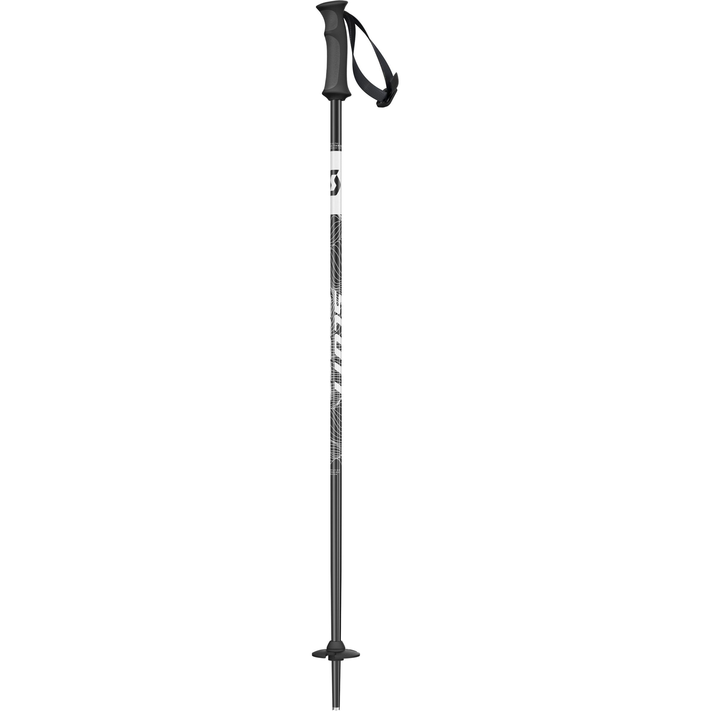 Scott Element Skistöcke Kinder Skistöcke schwarz Größe 95cm Skifahren