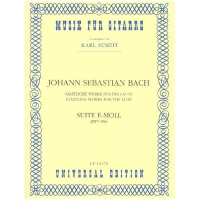 Bach, J: Suite E-Moll BWV 996 -