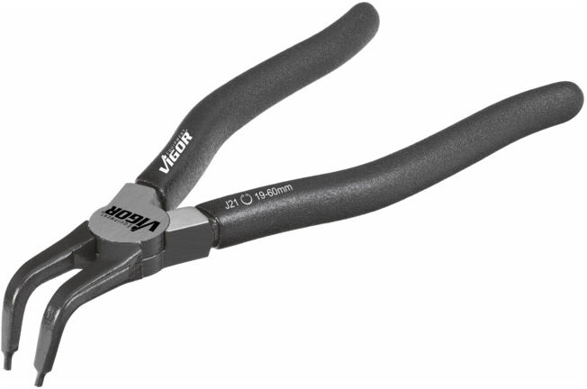 VIGOR Pince pour circlips V1718 Longueur totale : 180 mm (V1718)