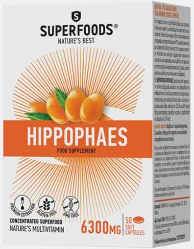SUPERFOODS HIPPOPHAES ESPINHEIRO MARITIMO 50 CAPS