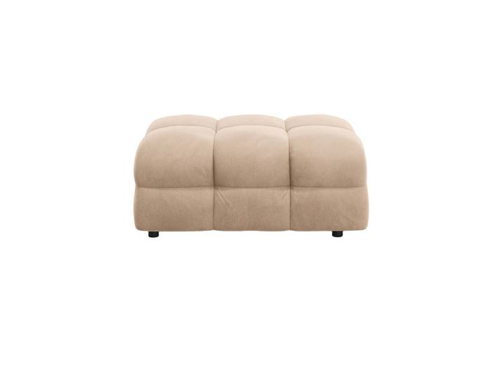 Design Sitzpouf „Kendal“ Samt Beige Chosen by Bloomingloft