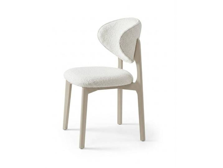 Xlmoebel Esszimmerstuhl Bouclé Esszimmerstuhl Komfortabel Designer Polsterstuhl Modern (1-tlg)