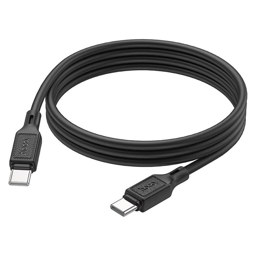 Hoco Cable cable Type C to Type C 3A 60W X90 1 m black (1 m, 60 W) (HOCO)