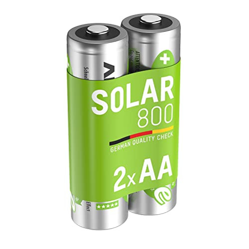 Ansmann MaxE Solar Mignon AA 800mAh Oplaadbare batterij 2x AA HR6
