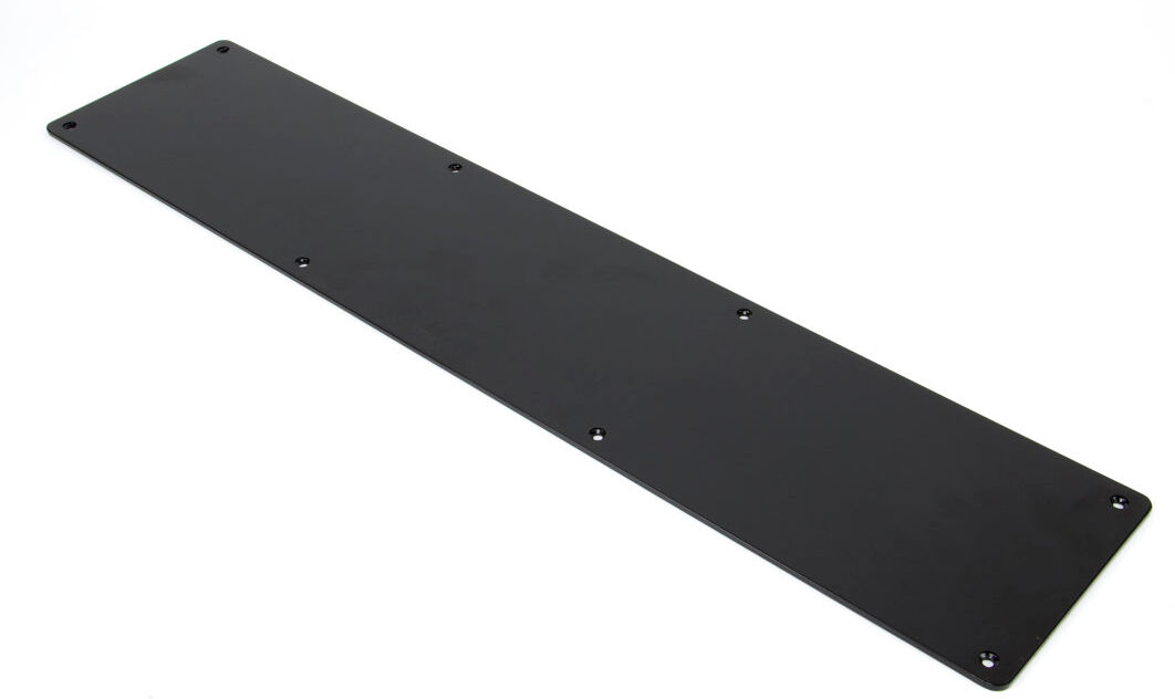 From The Anvil Kick Plate Black 15cm H X 70cm W X 0.4cm D