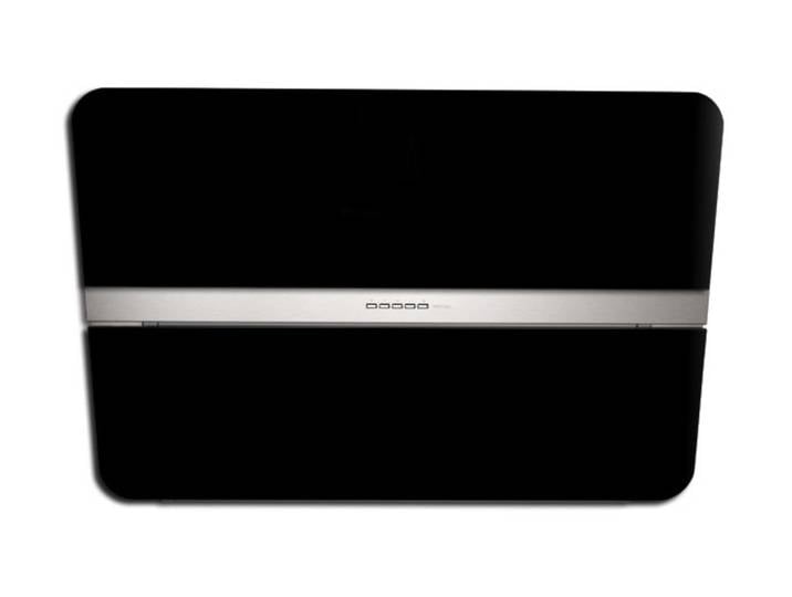 FALMEC hotte murale FLIPPER (Noir satiné 85 cm - acier et verre)