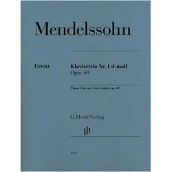 Mendelssohn Bartholdy, Felix - Klaviertrio Nr. 1 d-moll op. 49, Fachbücher von Ernst Herttrich, Felix Mendelssohn Bartholdy