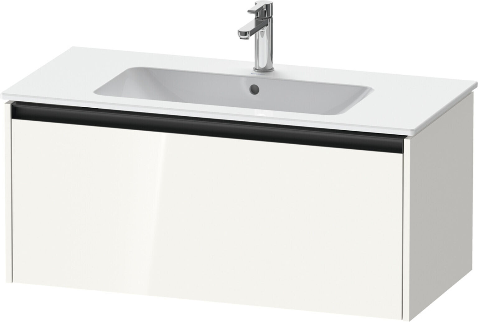 Duravit Waschtischunterschrank Ketho.2 101x48cm, we. hgl, 1 Auszug, wandhängend (K25064022220000)