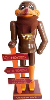 Santa's Workshop "NCAA 12"" Virginia Tech Mascot Nutcracker"