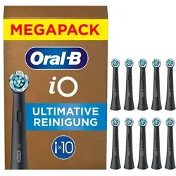 Oral-B Aufsteckbürsten iO Ultimative Reinigung 10er Schwarz