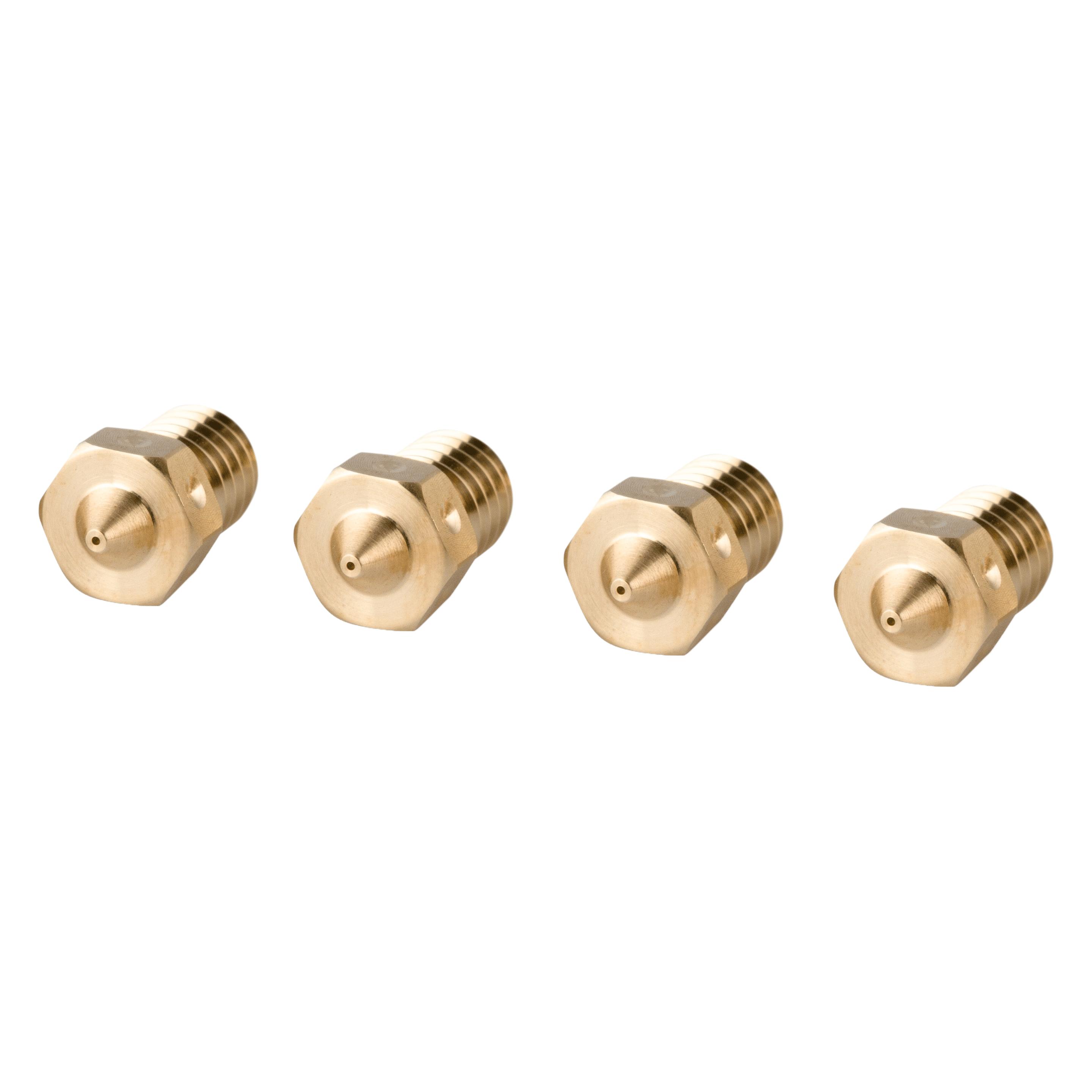 Prima Creator PrimaCreator P120 Messing Nozzle 0.4 mm - 4 Stk (Düse, Ersatzteile) (PC-NVP-04Bx4-P120)