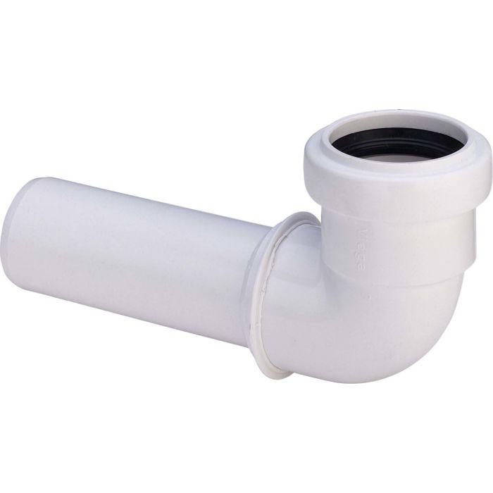 Viega Übergangsstück 127985 DN 40x34mm, Kunststoff weiß, winklig, mit Lippendichtung