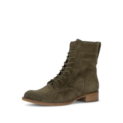 Schnürstiefelette GABOR "Schnürstiefelette", Damen, Gr. 35,5, grün, Schuhe Schnürstiefelette