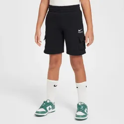 NIKE Sportswear Fleece Cargo Shorts Kinder 010 - black L (147-158 cm)