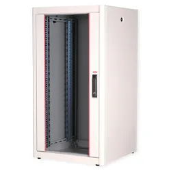 Roline 19-Zoll Netzwerkschrank Basic 22 HE (22 HE, 19 Zoll Rack), Serverschrank, Grau