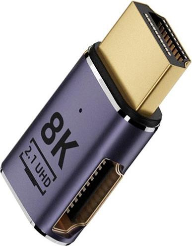 INF 8K HDMI 2.1 Hoekadapter Mannelijk naar Vrouwelijk Linkerkant - 2 Stuks
