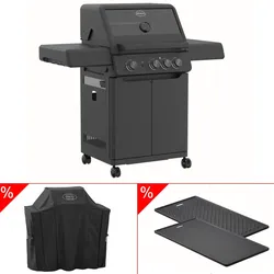 Rösle BBQ Station AllFlame Peer 3 Brenner Gasgrill - 50 mBar Bundle