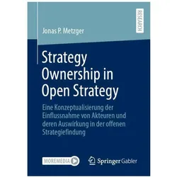 Strategy Ownership in Open Strategy, Fachbücher von Jonas Philippe Metzger