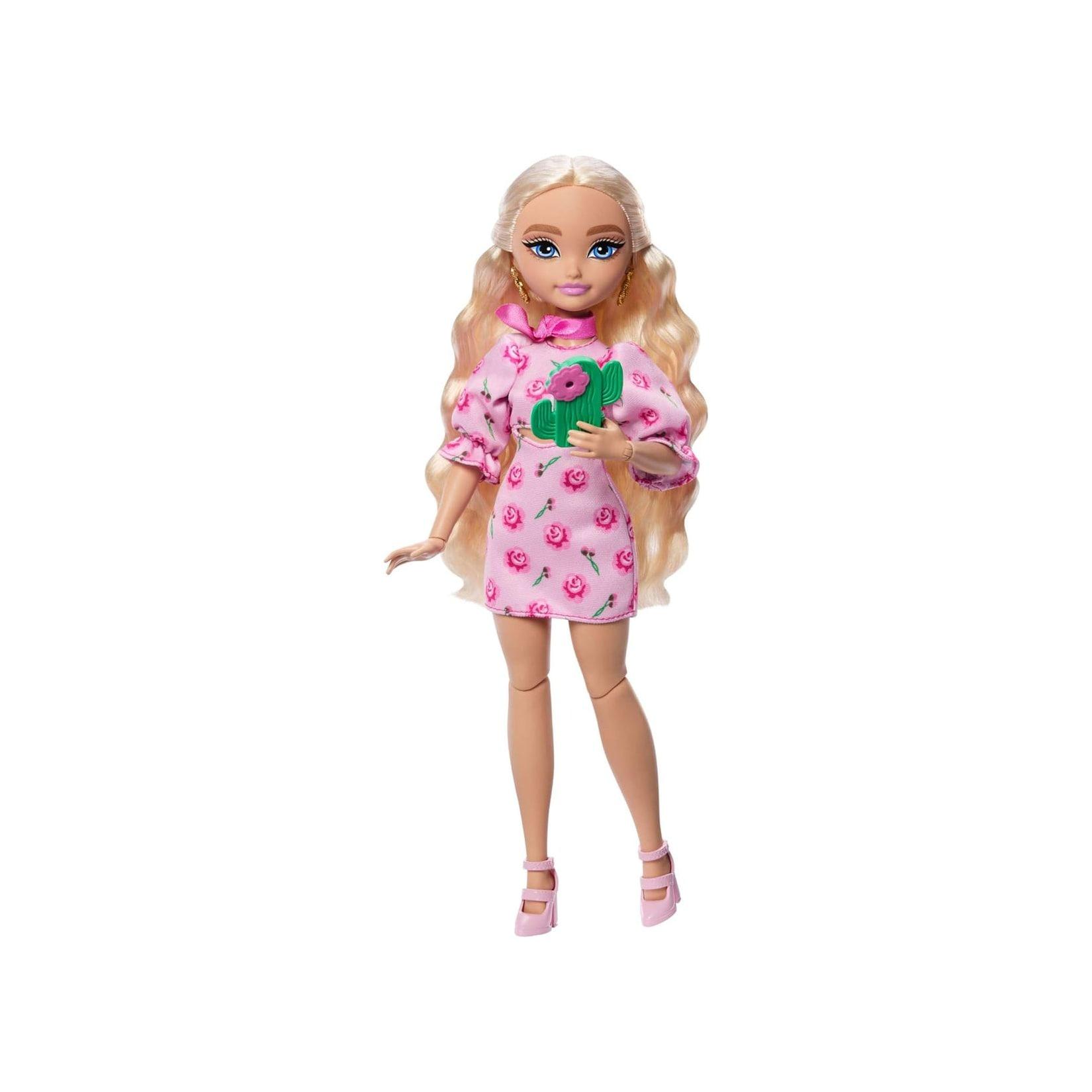 Mattel JGH87 - Barbie - Dream Besties - Malibu Puppe – Modepuppe mit 11 Zubehörteile und Accessoires