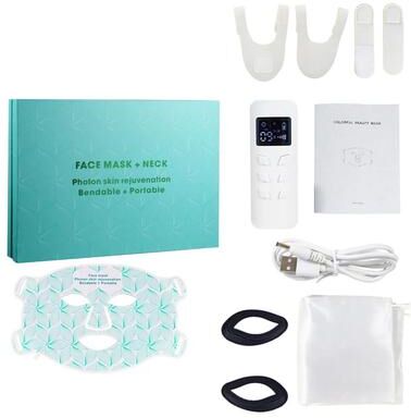 Uplifted Goods LED Face And Neck Therapy Mask mask With Box