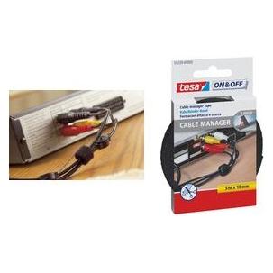 tesa On&Off Kabelbinder UNIVERSAL (Klettkabelbinder, 1 Stk.) (55239-00000-01)
