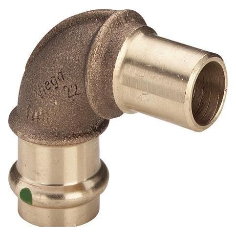 Viega Sanpress-Bogen 90° 35 Rotguss/glänzend, 117603 (117603)
