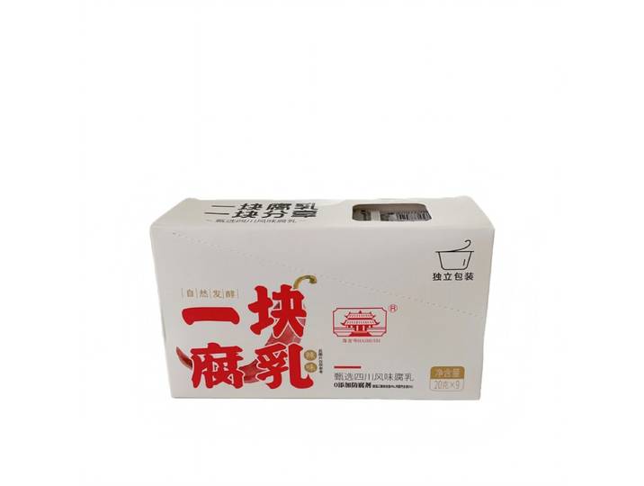 HAIHUISI Gefermenteerde tofu met zoetstof (pikant) 20 g × 9