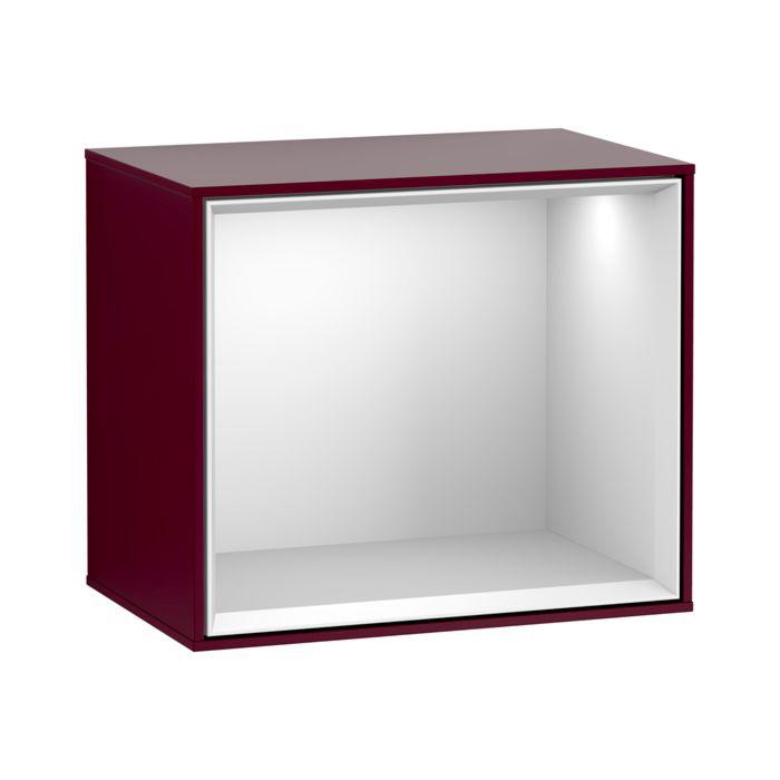 Villeroy und Boch Finion Regalmodul F590MTHB 41,8x35,6x27cm, Ladestation, Regal White Matt, Peony Matt