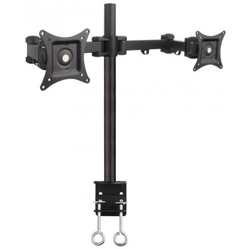 Techly Schreibtischhalterung f. 2LCD 13"-27" diagonal Klemme