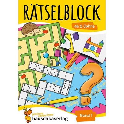 Rätselblock ab 5 Jahre - Band 1, Taschenbuch von Ulrike Maier, Hauschka Verlag, 978-3-88100-630-9
