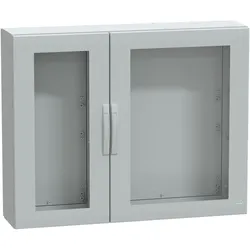 Schneider Electric NSYPLA10123TG Polyestergehäuse bodenst. PLA komplett abgedichtet 1000x1250x320mm IP65, transp. Türen