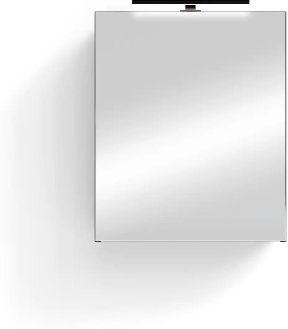 by Living Spiegelschrank  Spree ¦ grau ¦ Maße (cm): B: 50 H: 60