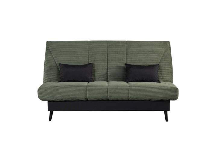 Banquette-lit clic-clac DOUCEUR tissu velours vert