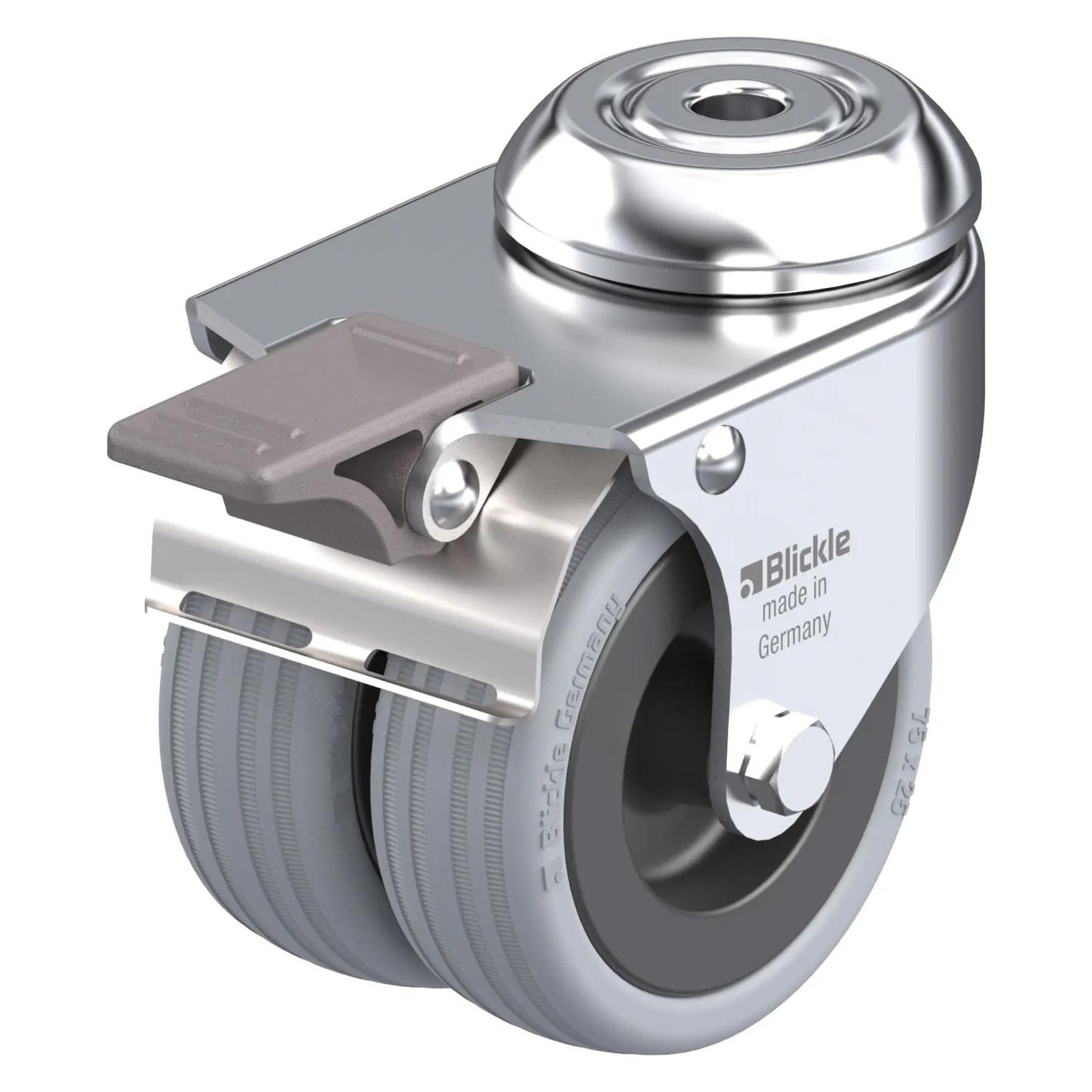 Blickle 278408 LMDA-VPA 75G-FI Doppel-Lenkrolle Rad-Durchmesser 75 mm Tragfähigkeit max. (278408)