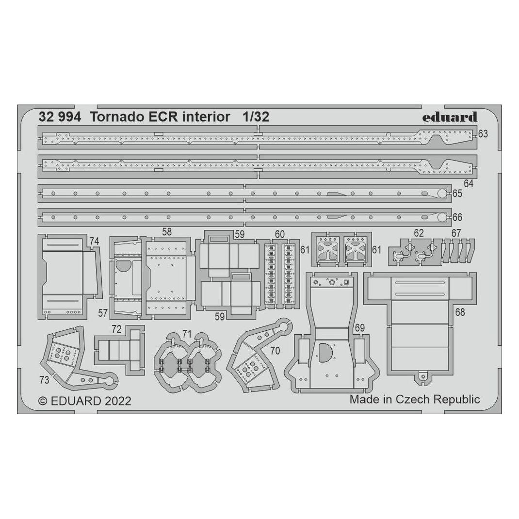 Eduard Tornado ECR interior for ITALERI (32994)