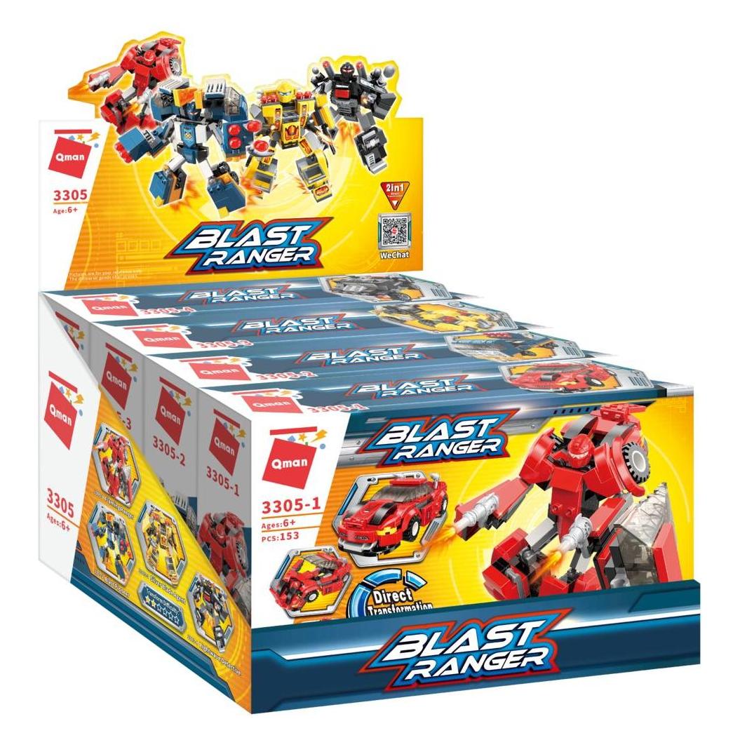 Qman Blast Ranger 4er Set (3305)