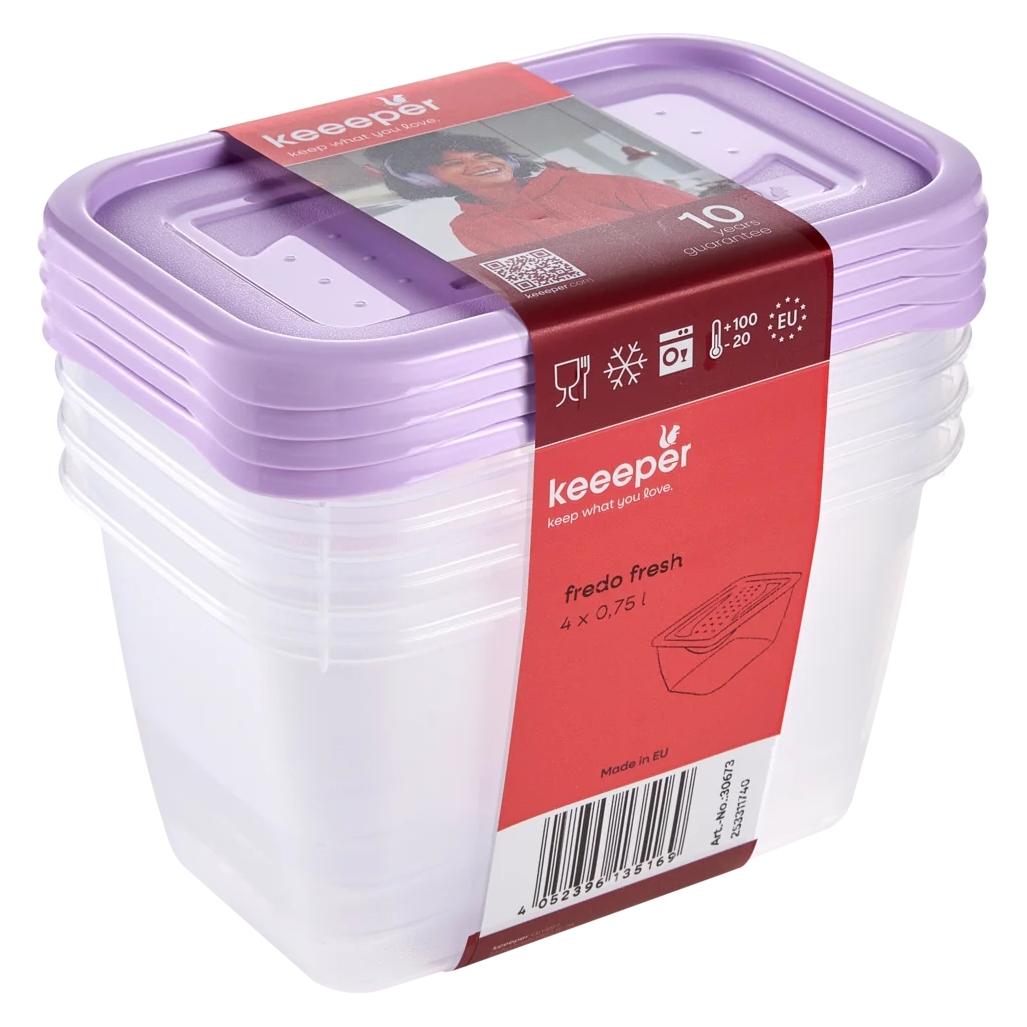 keeeper keeeper Fredo fresh 0.75 l, Transparent, Produkttyp: Vorratsdose (0.75 l) (3067352500000)