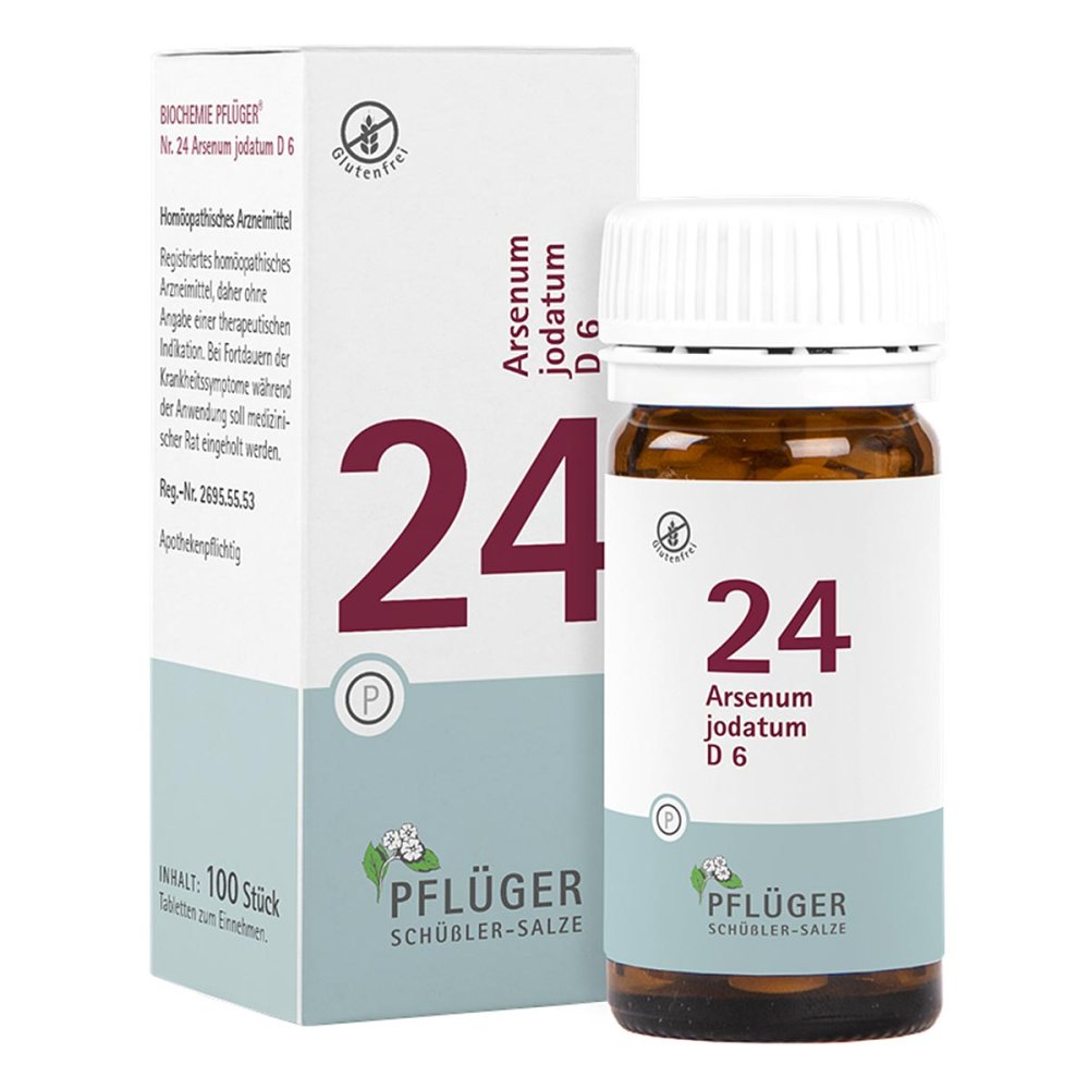 Homöopathisches Laboratorium Alexander Pflüger Gmb Schüßler-Salze Biochemie Pflüger 24 Arsenum jodatum D6 Tbl. 06323081