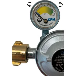 CFH 52404 - Druckregler 50 mbar mit drehbarer Füllstandsanzeige DE/AT/LUX